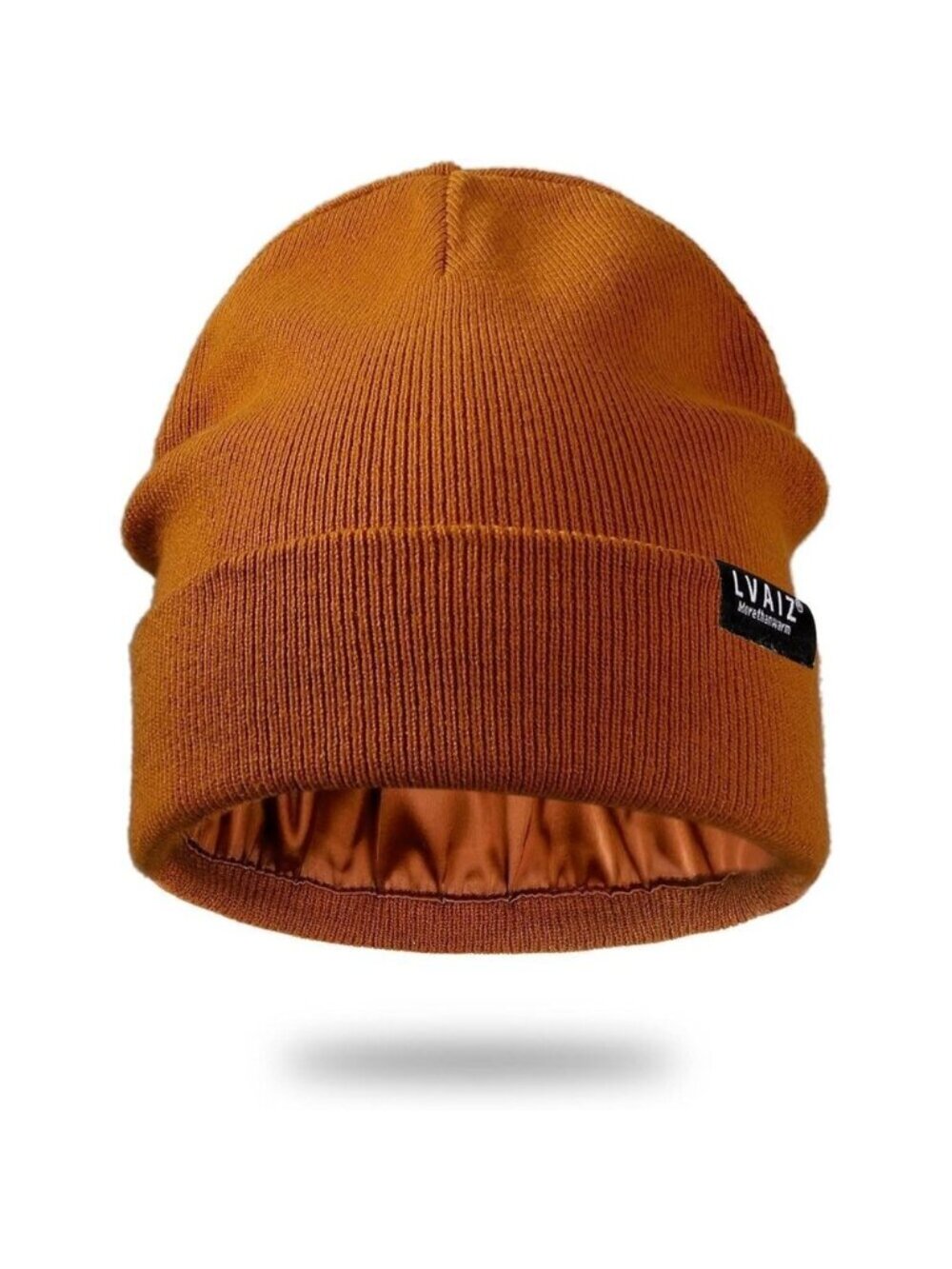 🆕 Women Brown Winter Beanie Hats Unisex Cotton Knitted Cuffed Slouchy Skull Cap